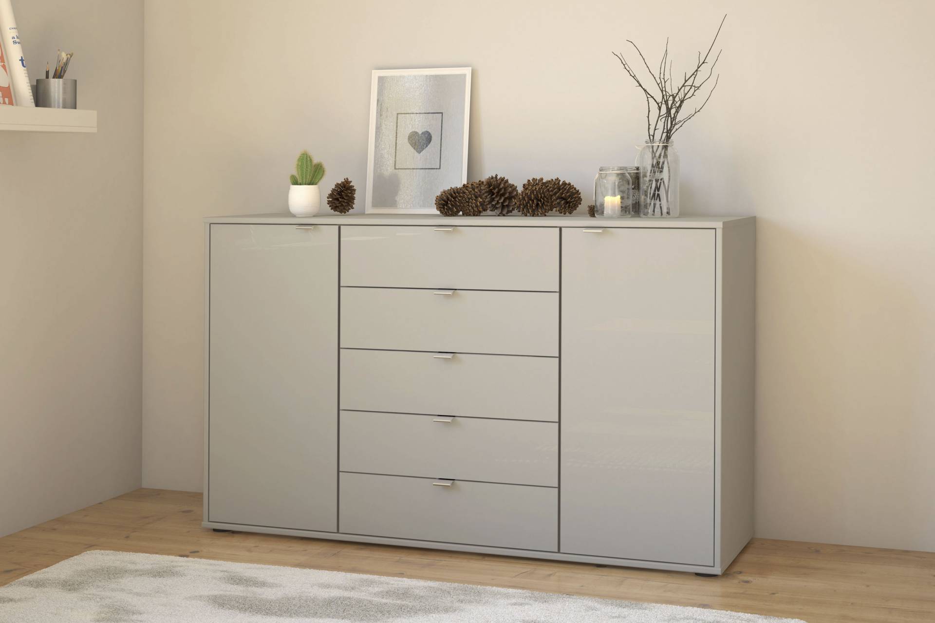 WIEMANN Kombikommode »Nizza«, vormontiert, mit Soft-Close und Glasfront WIEMANN Kombikommode »Nizza«, vormontiert, mit Soft-Close und Glasfront von WIEMANN
