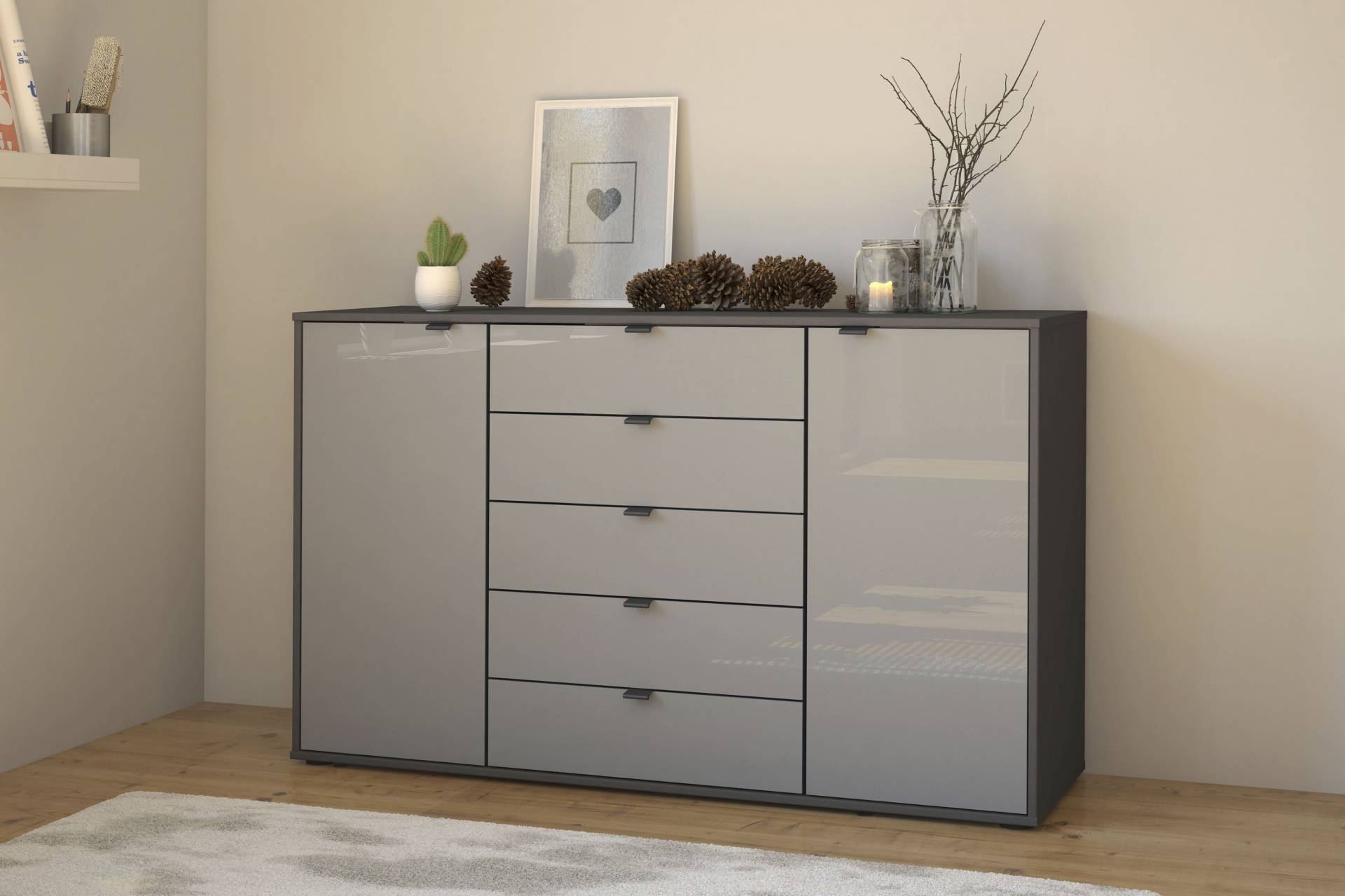 WIEMANN Kombikommode »Nizza«, vormontiert, mit Soft-Close und Glasfront WIEMANN Kombikommode »Nizza«, vormontiert, mit Soft-Close und Glasfront von WIEMANN
