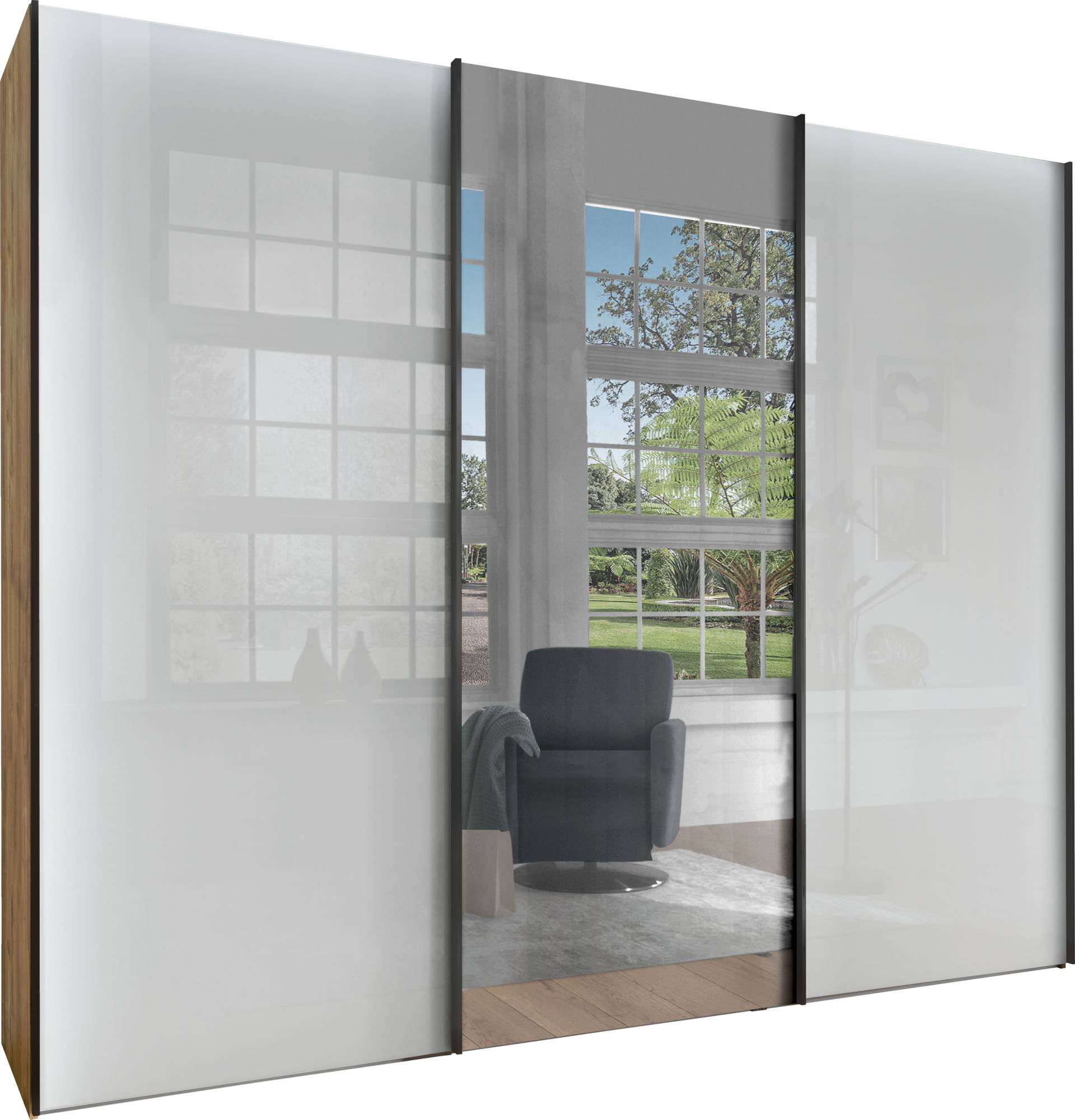 WIEMANN Schwebetürenschrank »Monaco«, hochwertige Glas- und Spiegelfront WIEMANN Schwebetürenschrank »Monaco«, hochwertige Glas- und Spiegelfront von WIEMANN