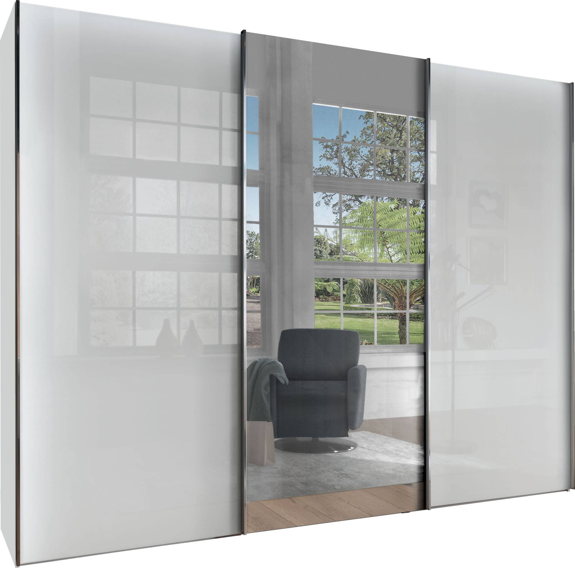 WIEMANN Schwebetürenschrank »Monaco«, hochwertige Glas- und Spiegelfront WIEMANN Schwebetürenschrank »Monaco«, hochwertige Glas- und Spiegelfront von WIEMANN