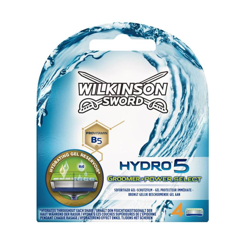 Klingen Hydro 5 Groomer & Power Select Unisex  4 pezzi von WILKINSON