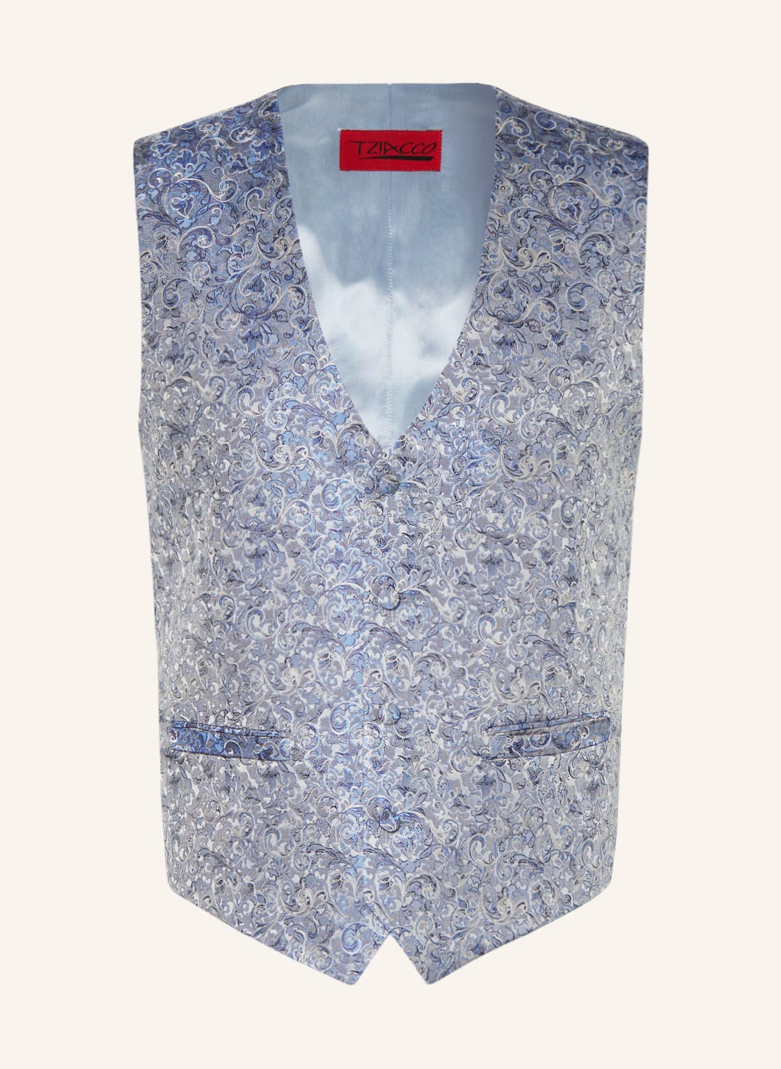 Wilvorst Anzugweste Slim Fit blau Wilvorst Anzugweste Slim Fit blau von WILVORST