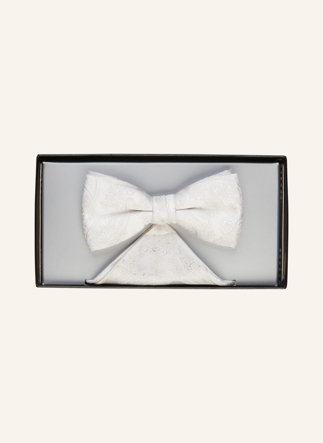 Wilvorst Set: Fliege Und Einstecktuch beige Wilvorst Set: Fliege Und Einstecktuch beige von WILVORST