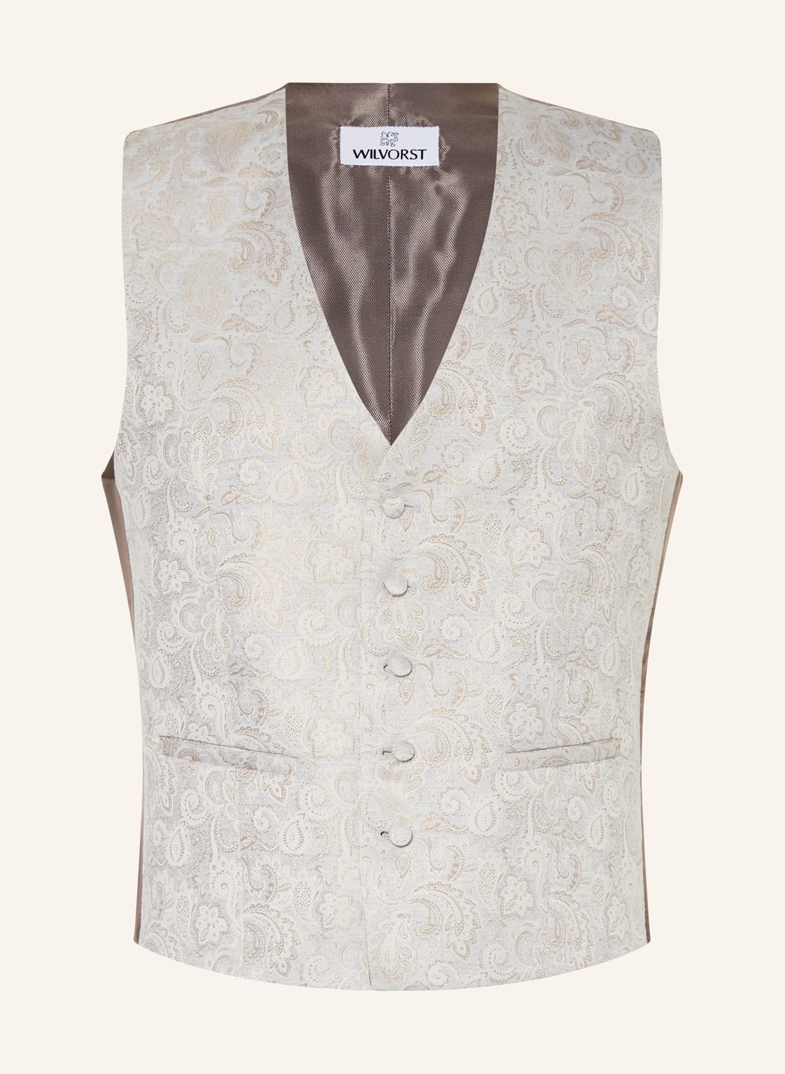 Wilvorst Weste Extra Slim Fit beige Wilvorst Weste Extra Slim Fit beige von WILVORST