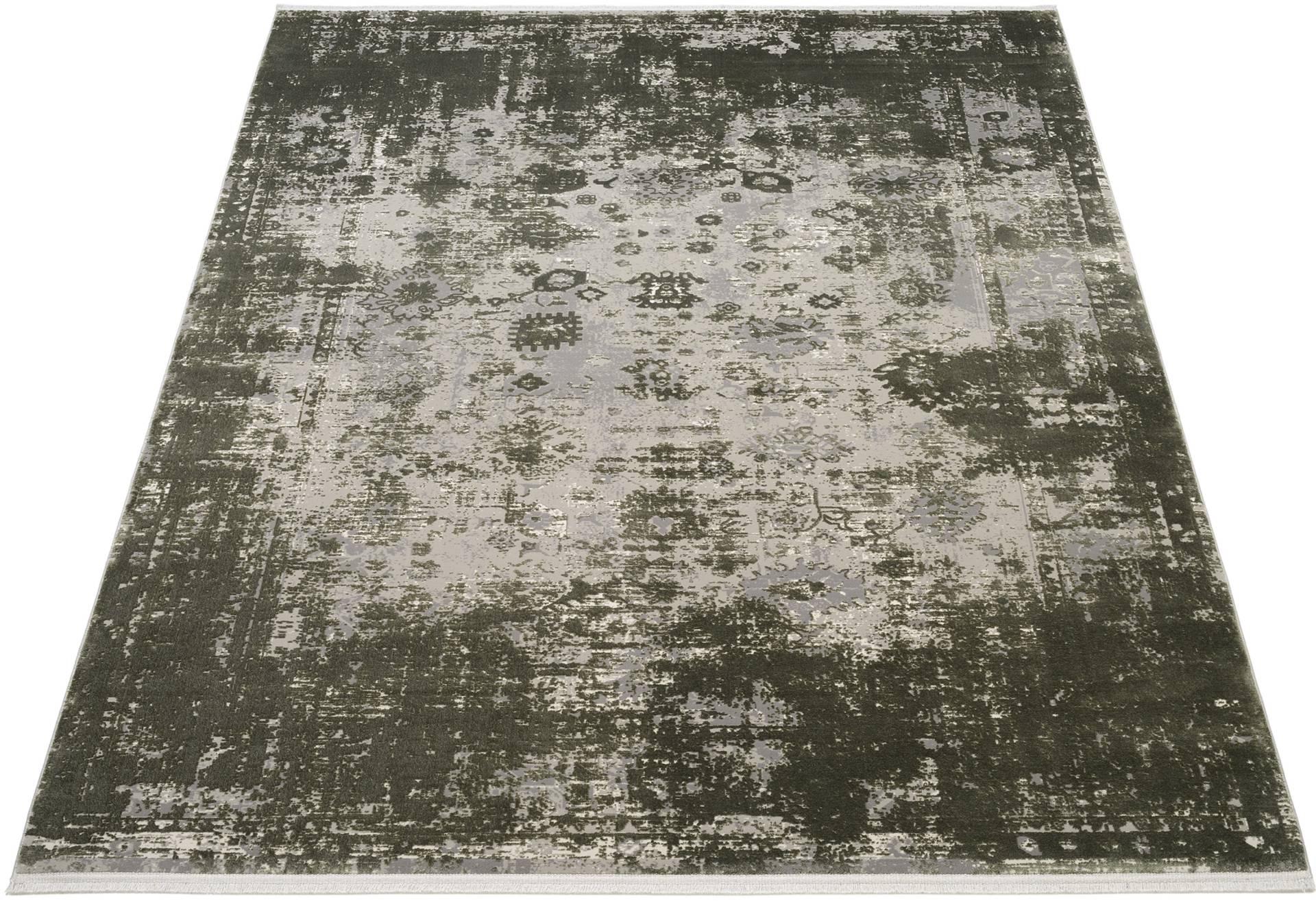 WK WOHNEN Teppich »GLAMOUR«, rechteckig, hochwertiger Viskoseanteil, samtweiche Oberfläche mit 3 D Effekt von WK WOHNEN