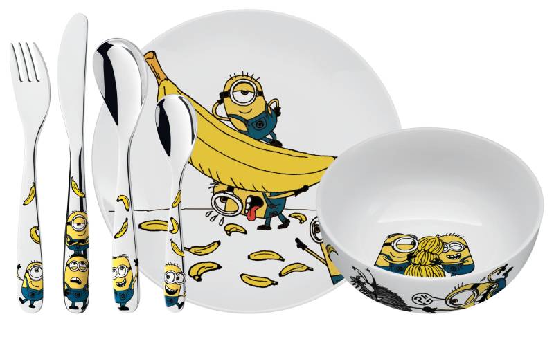 WMF Kinderbesteck »MINIONS 6-teilig«, (Set, 6 tlg.) von WMF