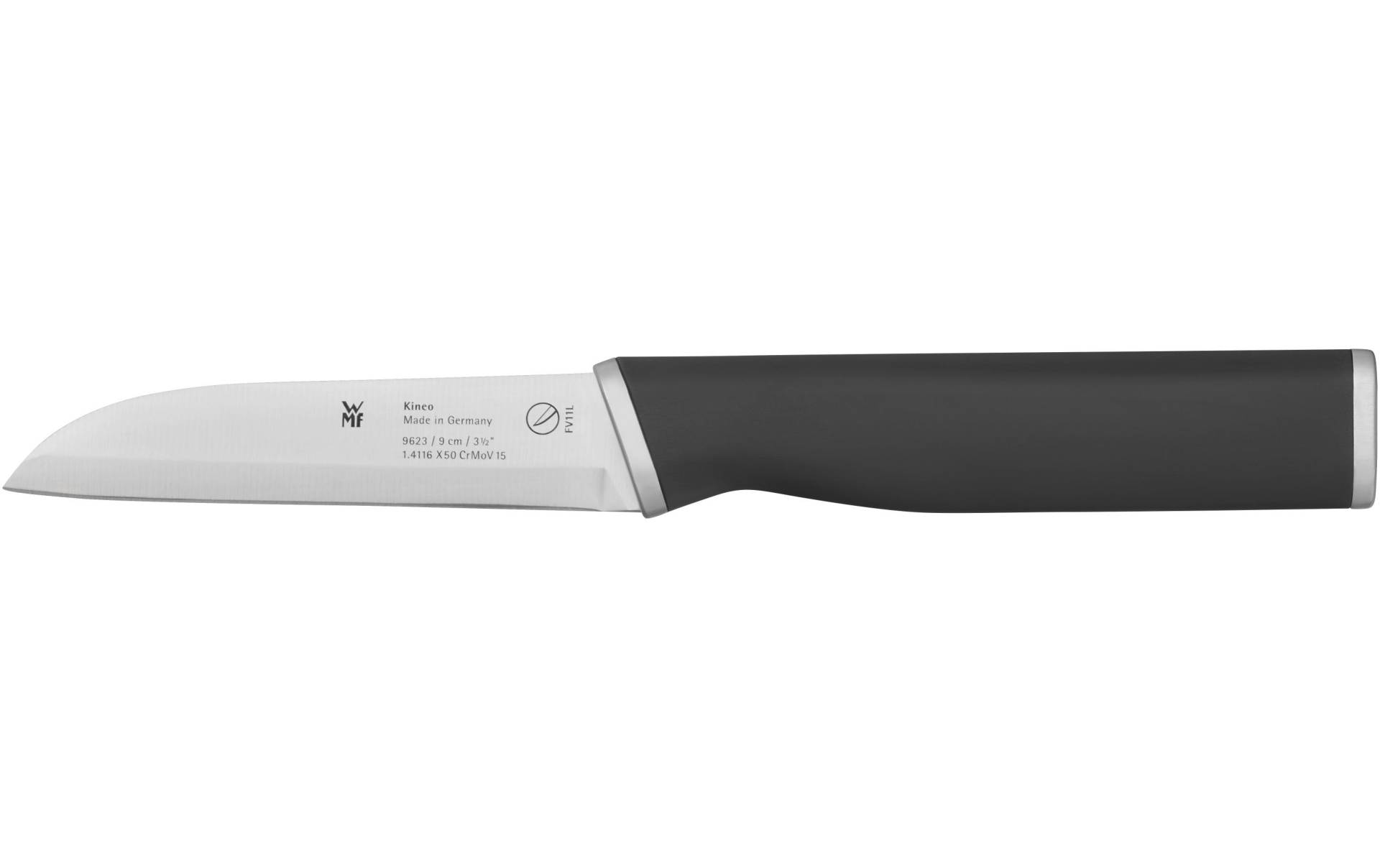 WMF Gemüsemesser »WMF Gemüsemesser Kineo 20 cm Schwar«, (1 tlg.), Glatter Schliff von WMF