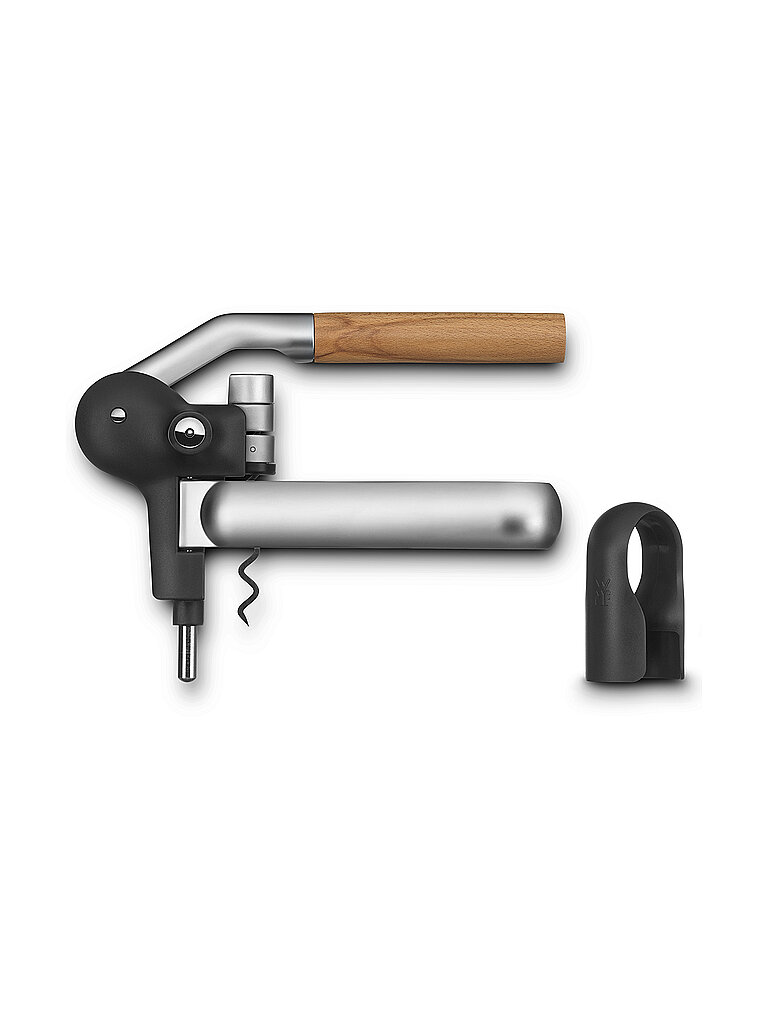 WMF Hebelkorkenzieher mit Folienschneider BARIC Silber/Schwarz silber WMF Hebelkorkenzieher mit Folienschneider BARIC Silber/Schwarz silber von WMF