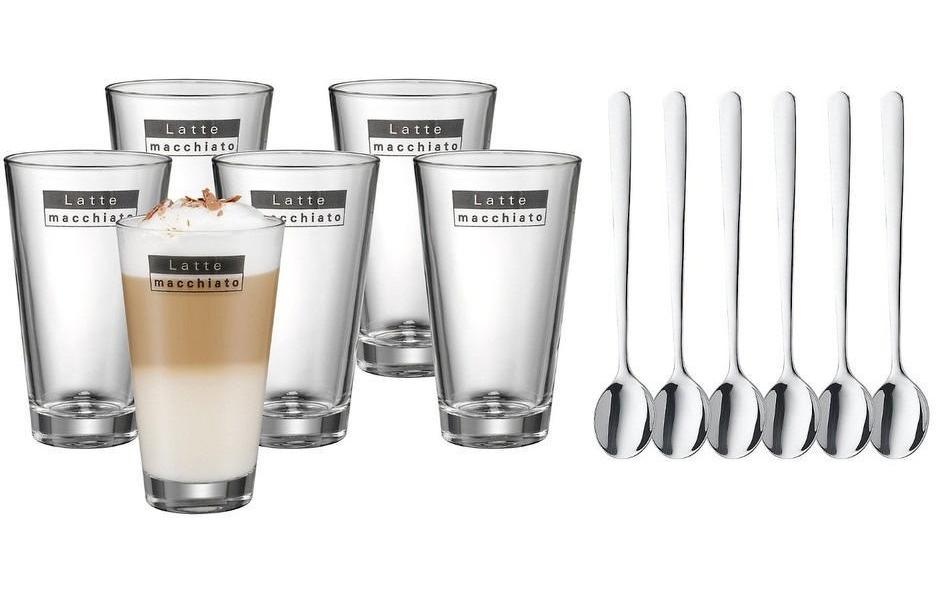 WMF Latte-Macchiato-Glas »Clever & More 280 ml, 12 Stück«, (12 tlg.) von WMF