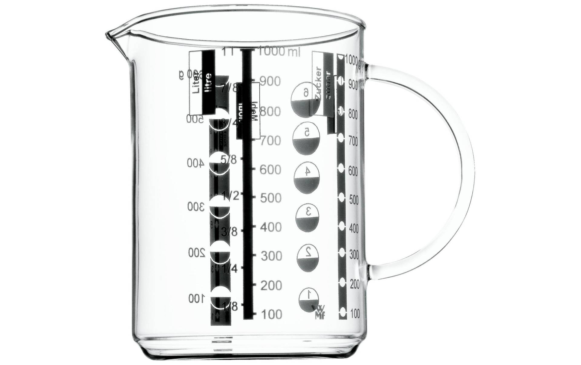 WMF Messbecher »Messbecher 1 Liter Gourmet«, Glas, (1 St.) von WMF