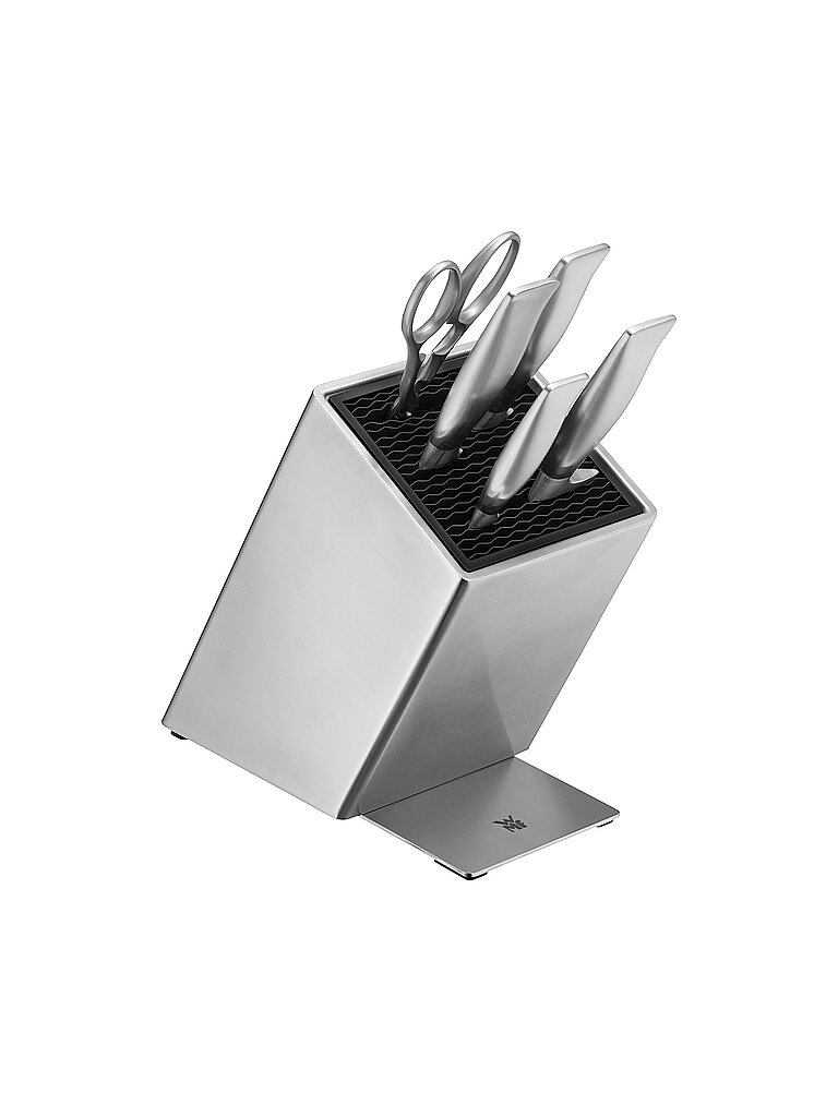 WMF Messerblock 6-teilig GOURMET FLEXTEC Cromargan silber WMF Messerblock 6-teilig GOURMET FLEXTEC Cromargan silber von WMF