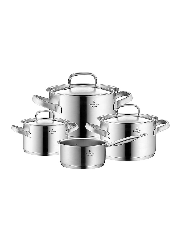 WMF Topf-Set 4Tlg. GOURMET PLUS Cromargan silber von WMF