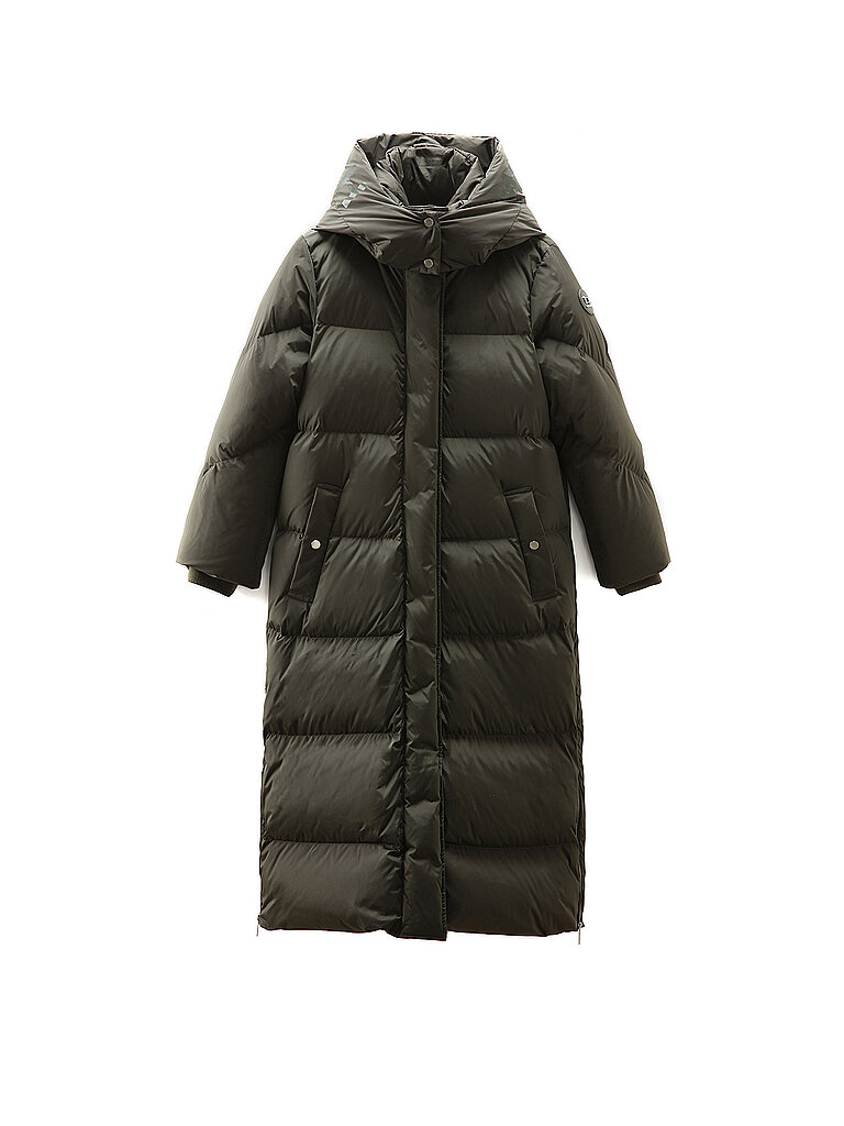 WOOLRICH Daunenparka AURORA olive | S von WOOLRICH