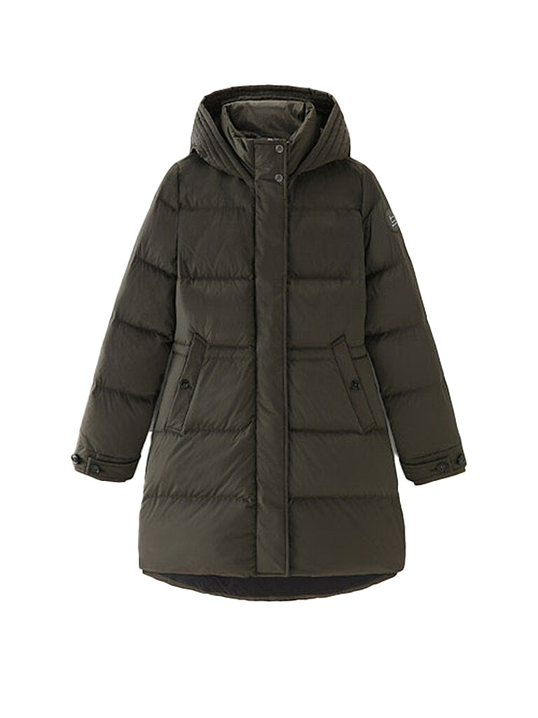 WOOLRICH Daunensteppjacke ALSEA olive | S von WOOLRICH