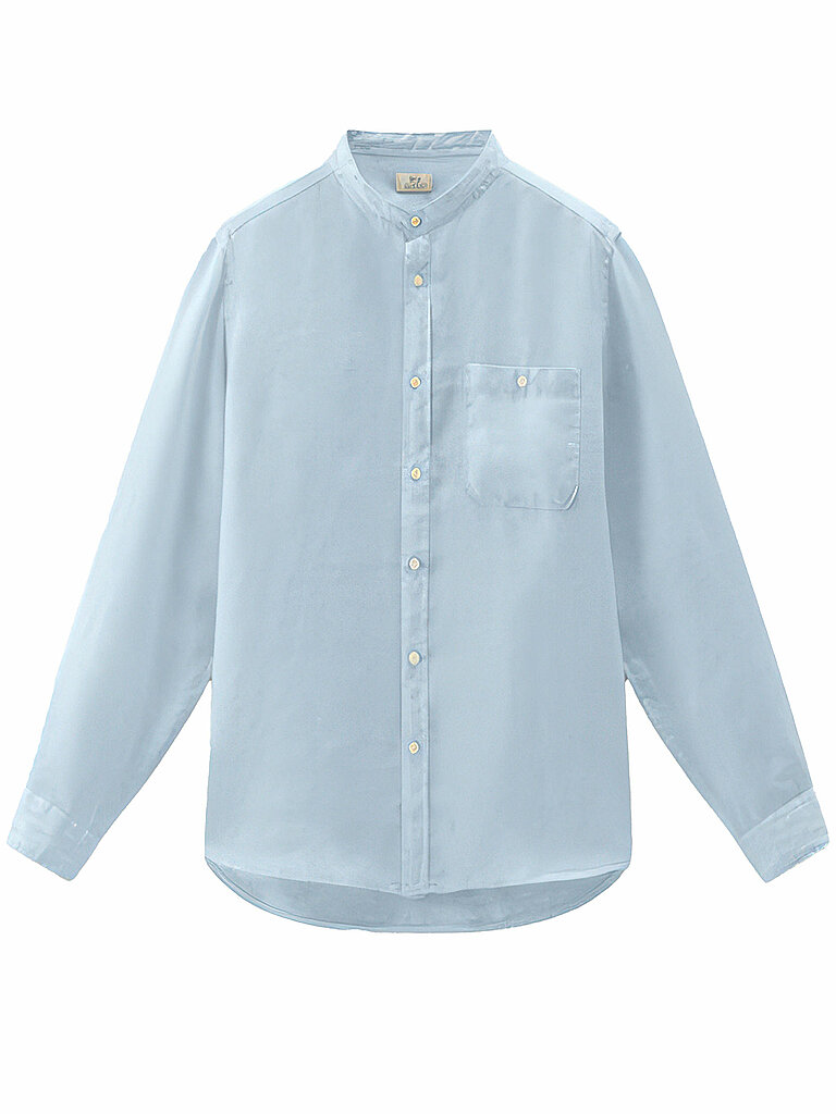 WOOLRICH Leinenhemd Regular Fit  hellblau | L von WOOLRICH