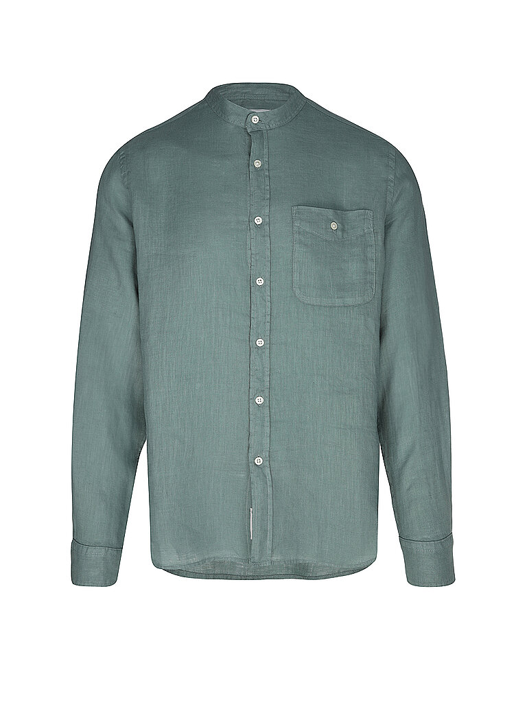 WOOLRICH Leinenhemd Regular Fit  mint | L von WOOLRICH