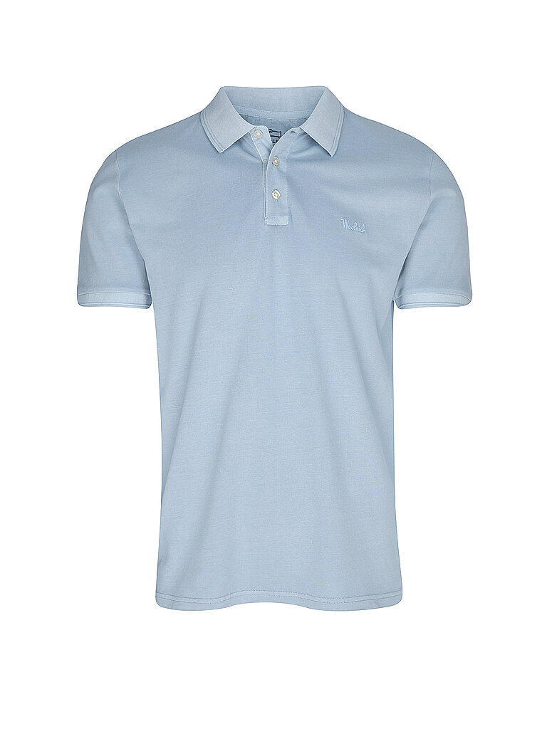 WOOLRICH Poloshirt MACKINACK hellblau | L von WOOLRICH