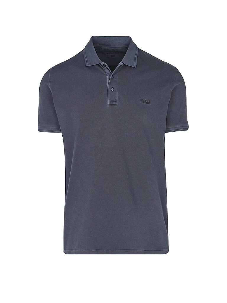 WOOLRICH Poloshirt  blau | M von WOOLRICH