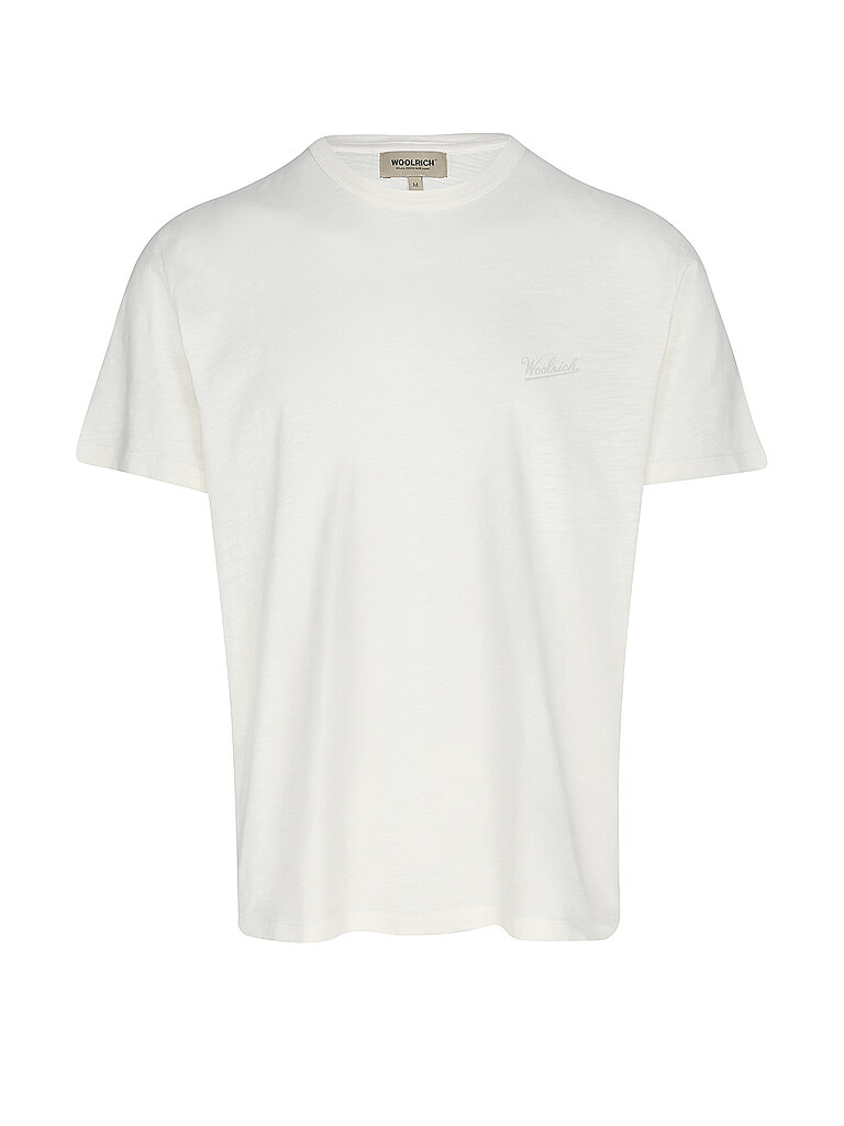 WOOLRICH T-Shirt  creme | L von WOOLRICH