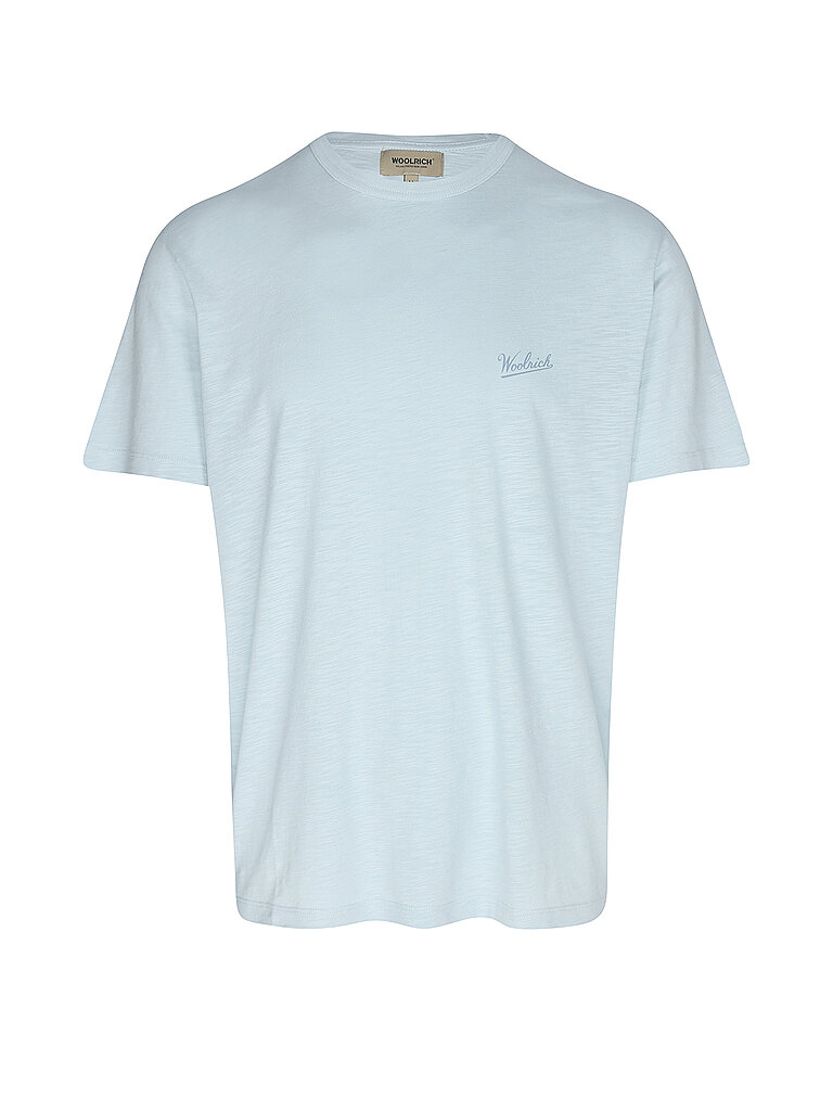 WOOLRICH T-Shirt  hellblau | L von WOOLRICH