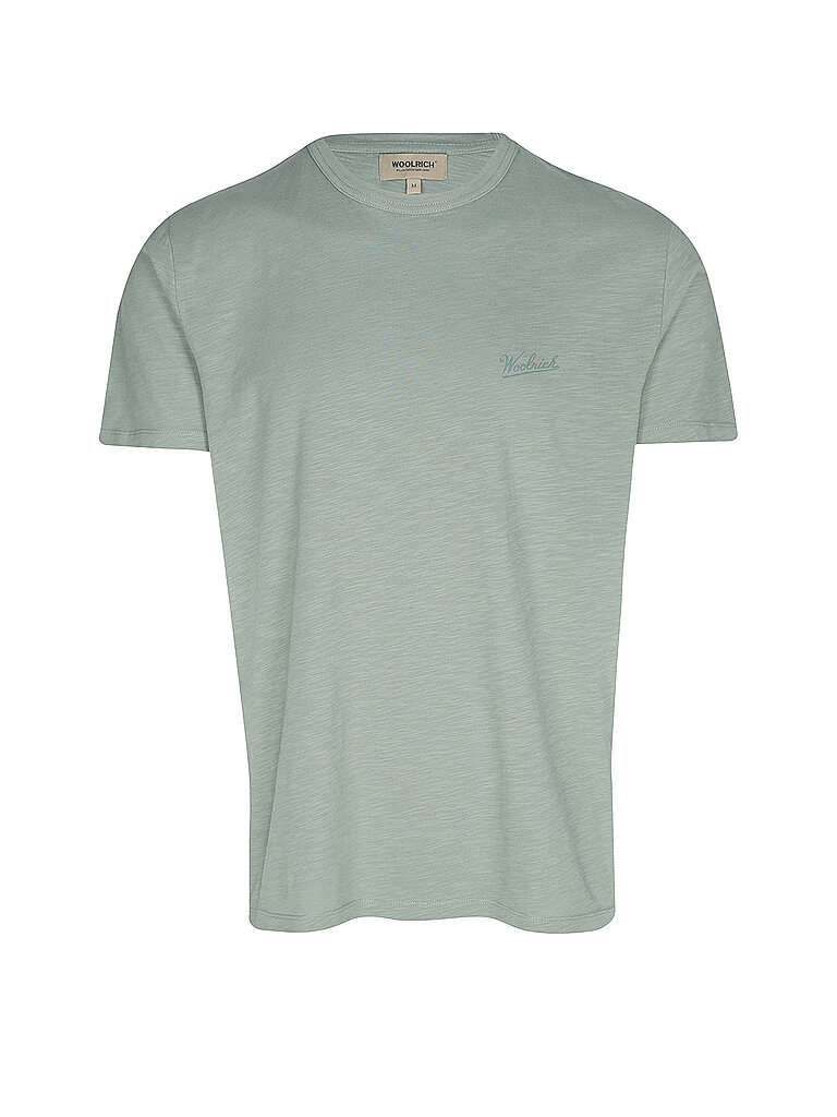 WOOLRICH T-Shirt  mint | L von WOOLRICH