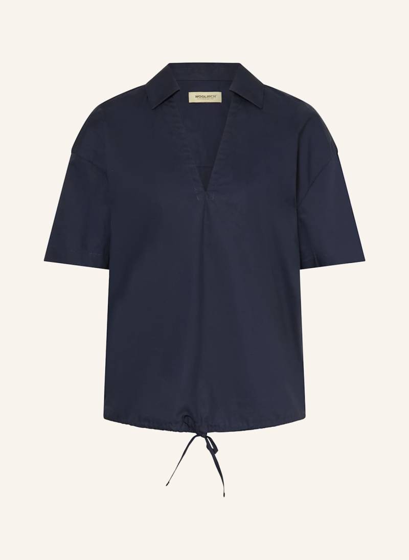 Woolrich Blusenshirt blau von WOOLRICH