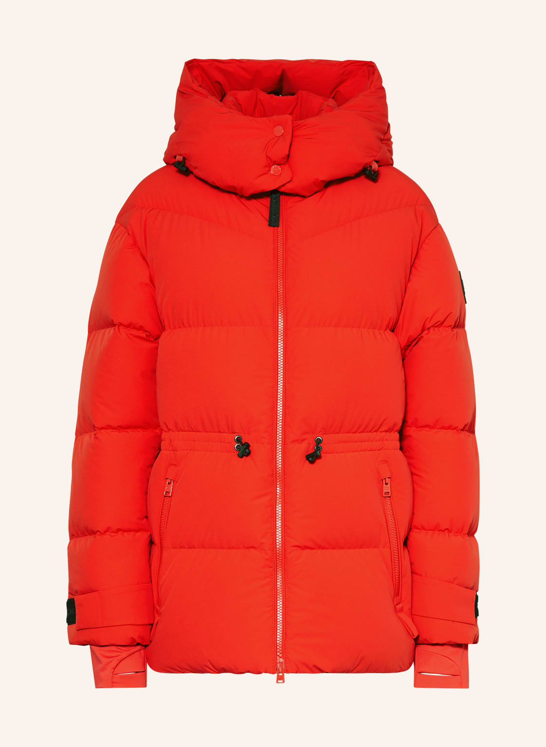 Woolrich Daunenjacke Matt Mit Abnehmbarer Kapuze rot von WOOLRICH