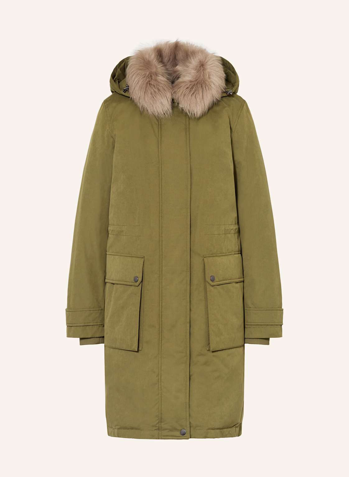 Woolrich Daunenparka Artic Mit Abnehmbarem Kragen gruen von WOOLRICH