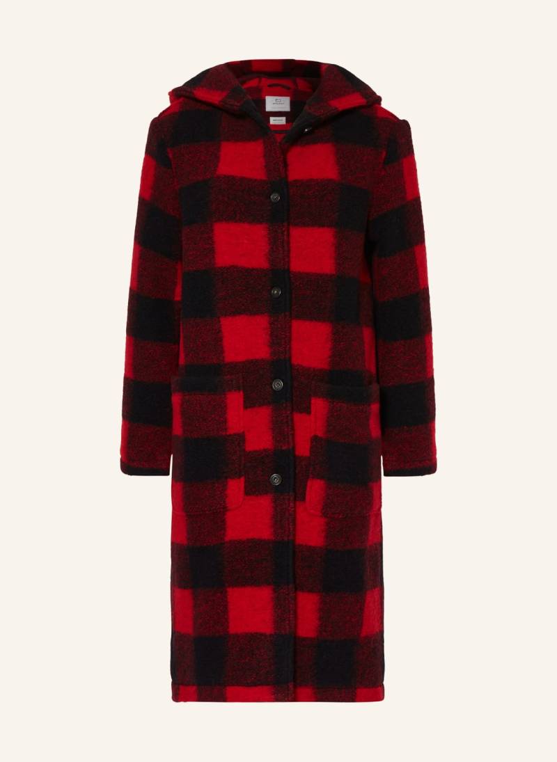 Woolrich Mantel Gentry rot von WOOLRICH