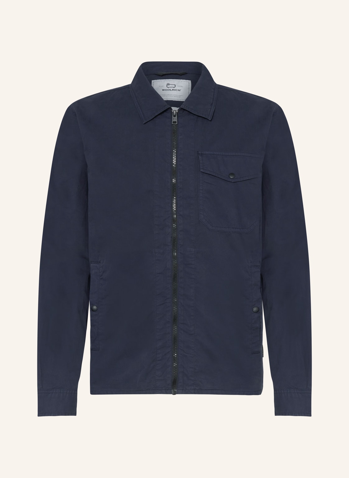 Woolrich Ovejacket blau von WOOLRICH