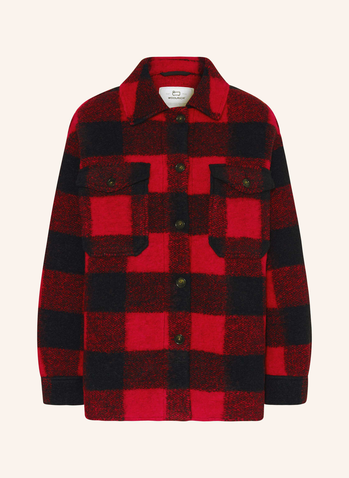 Woolrich Overjacket Gentry rot Woolrich Overjacket Gentry rot von WOOLRICH