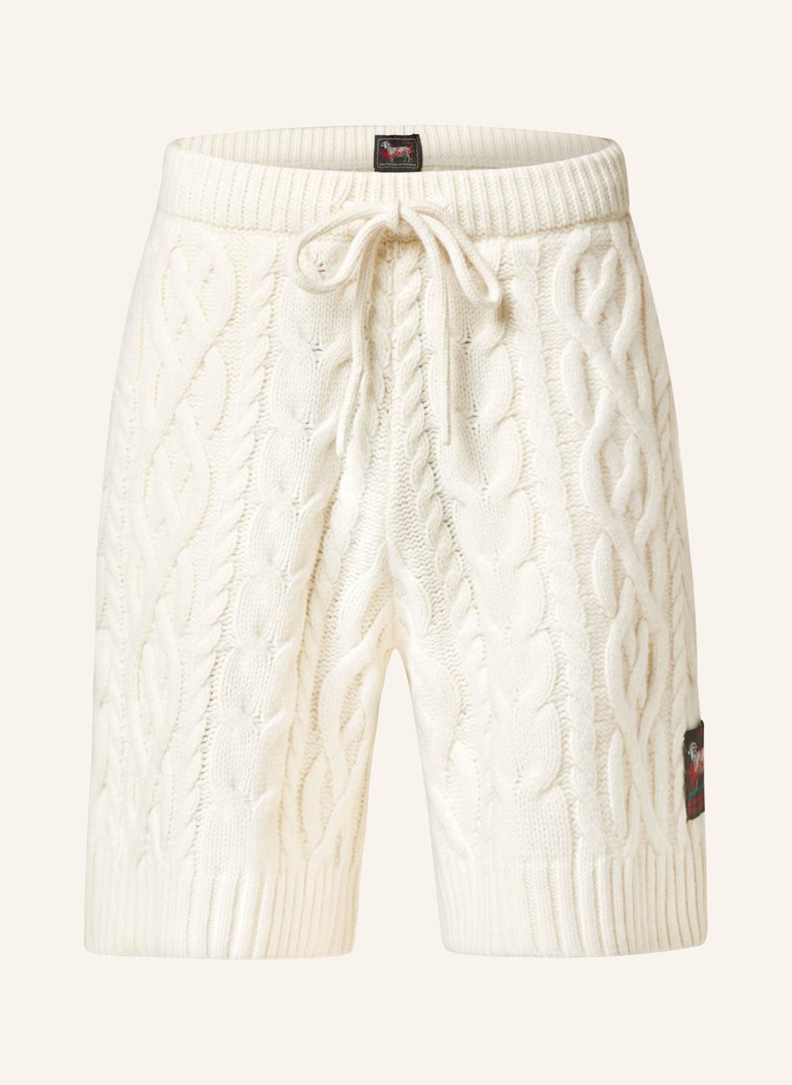 Woolrich Strickshorts Relaxed Fit weiss Woolrich Strickshorts Relaxed Fit weiss von WOOLRICH