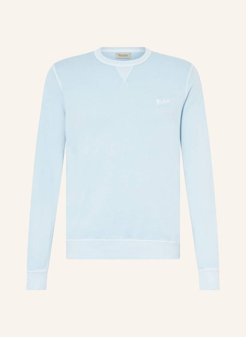 Woolrich Sweatshirt blau von WOOLRICH