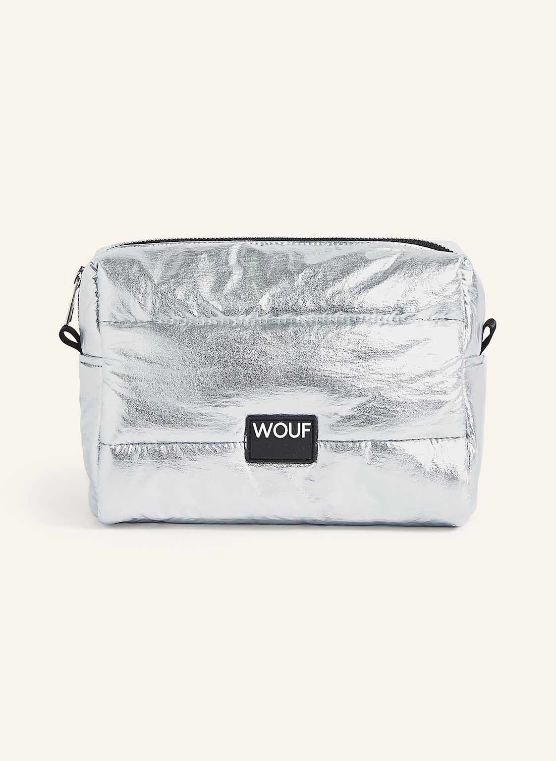 Wouf Kosmetiktasche Glossy silber von WOUF