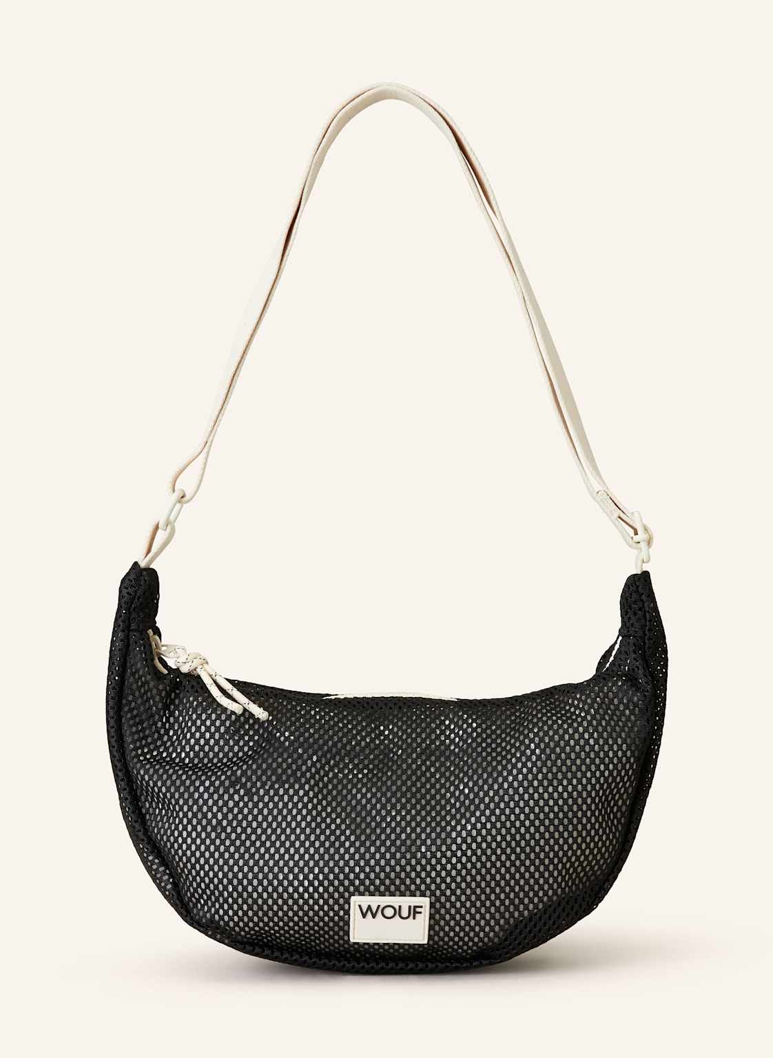 Wouf Schultertasche Aus Mesh schwarz Wouf Schultertasche Aus Mesh schwarz von WOUF