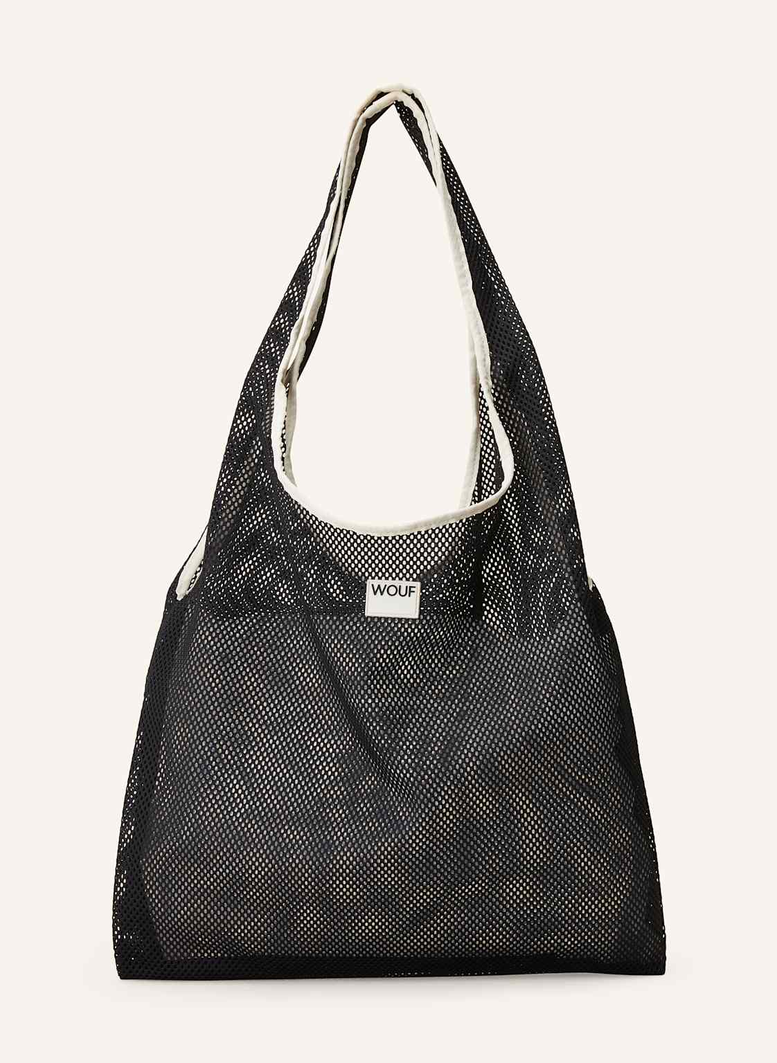 Wouf Shopper Onyx Aus Mesh schwarz Wouf Shopper Onyx Aus Mesh schwarz von WOUF
