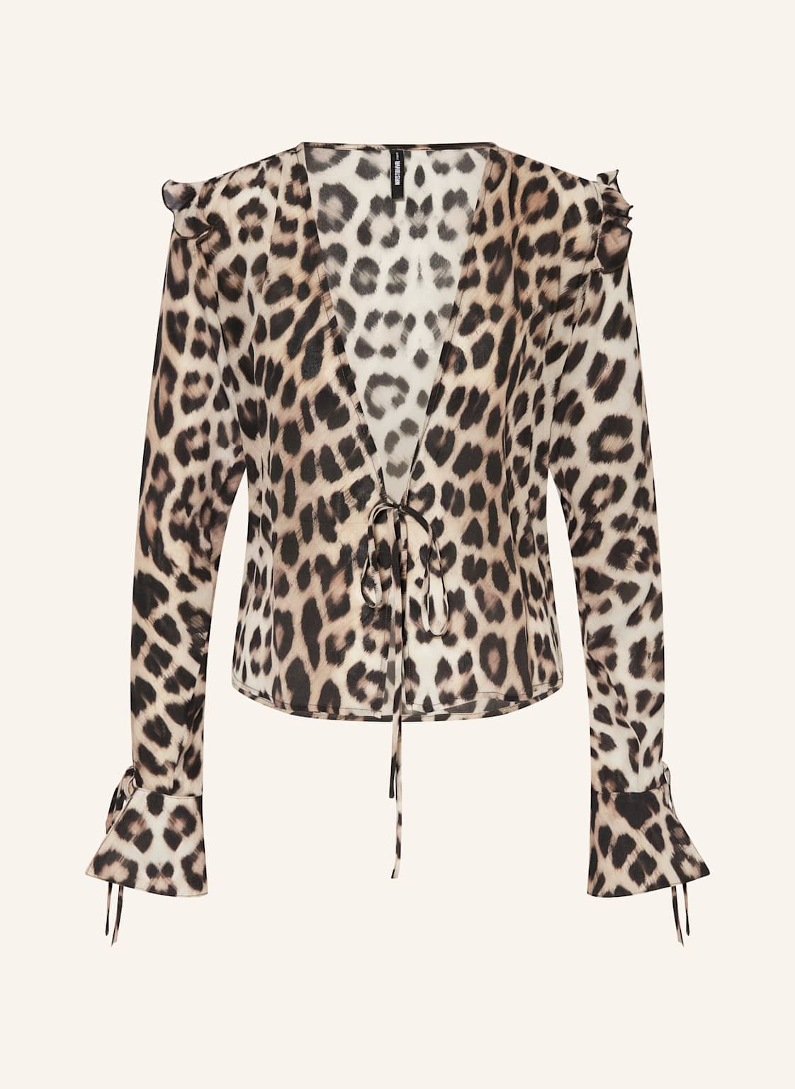 Wrstbhvr Bluse Omba Mit Volants Aus Seide braun Wrstbhvr Bluse Omba Mit Volants Aus Seide braun von WRSTBHVR