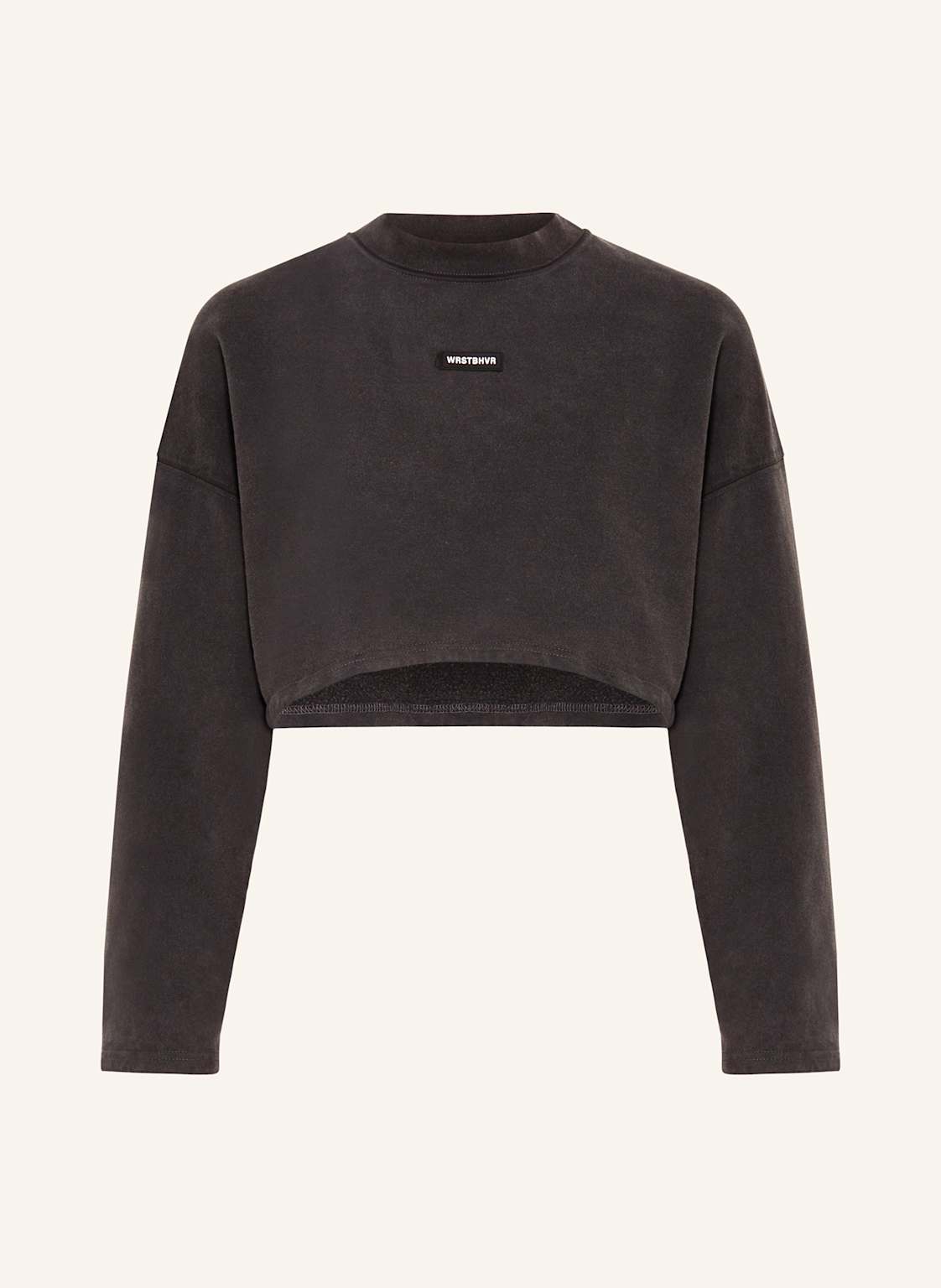 Wrstbhvr Cropped-Sweatshirt Zayn schwarz von WRSTBHVR