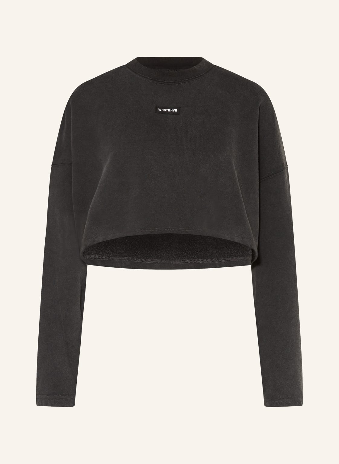 Wrstbhvr Cropped-Sweatshirt grau von WRSTBHVR