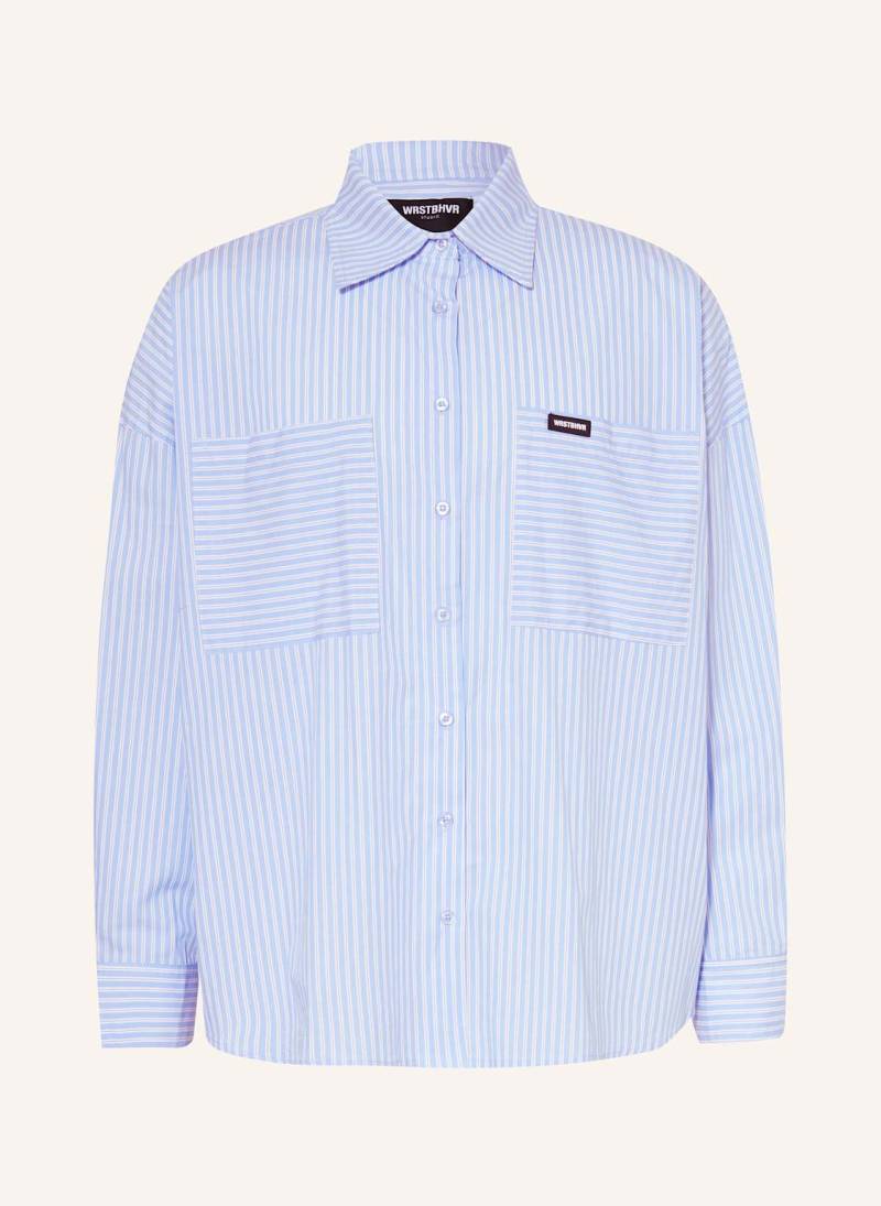 Wrstbhvr Hemd Fritzi Comfort Fit blau von WRSTBHVR