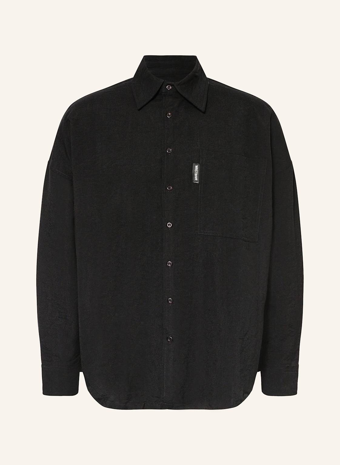 Wrstbhvr Hemd Paulo Comfort Fit Mit Leinen schwarz Wrstbhvr Hemd Paulo Comfort Fit Mit Leinen schwarz von WRSTBHVR