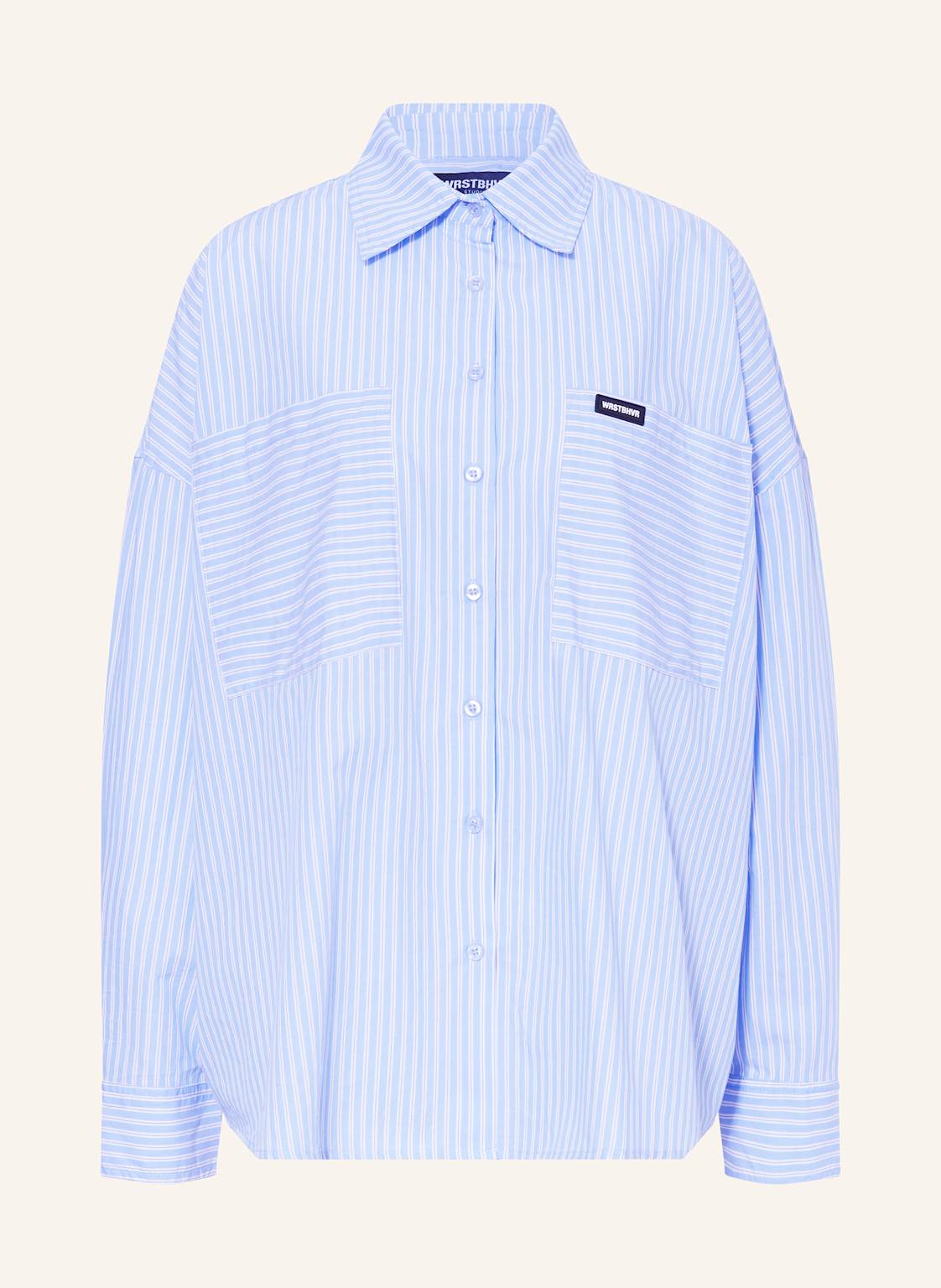 Wrstbhvr Hemdbluse Fritzi blau Wrstbhvr Hemdbluse Fritzi blau von WRSTBHVR