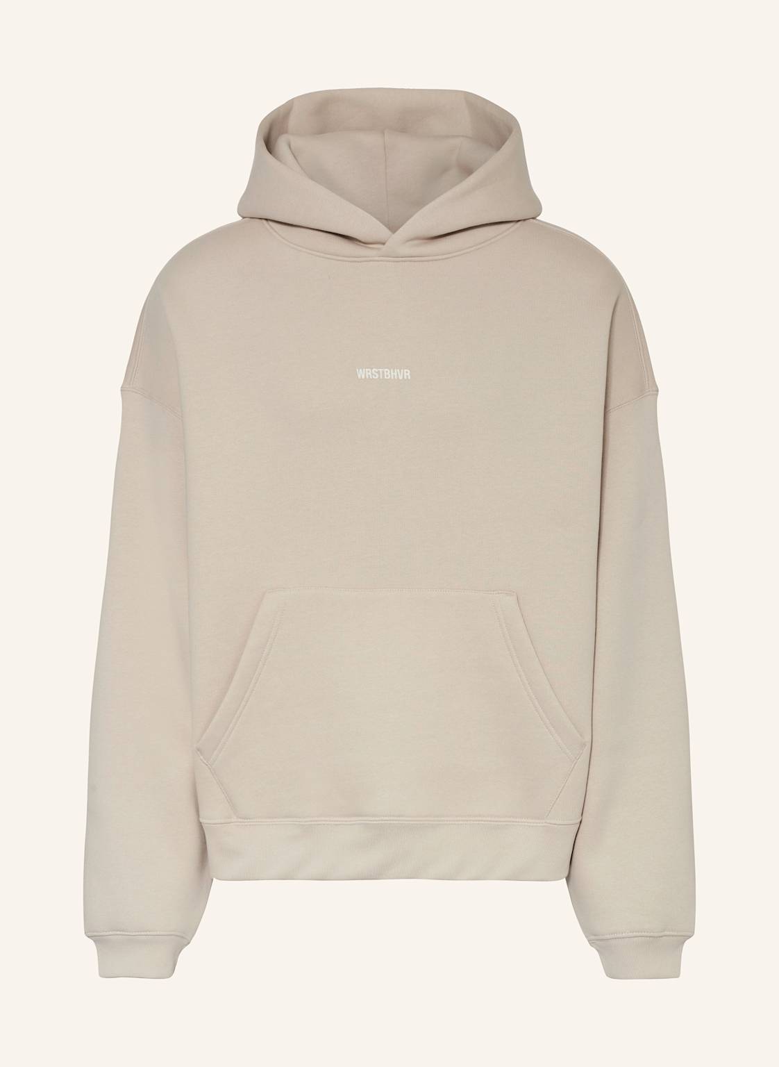 Wrstbhvr Hoodie Bron beige von WRSTBHVR