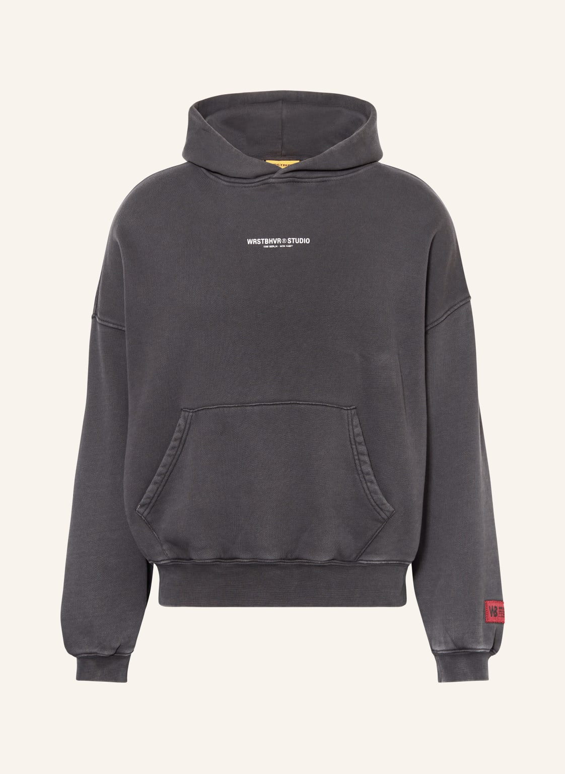 Wrstbhvr Hoodie Cooper schwarz von WRSTBHVR