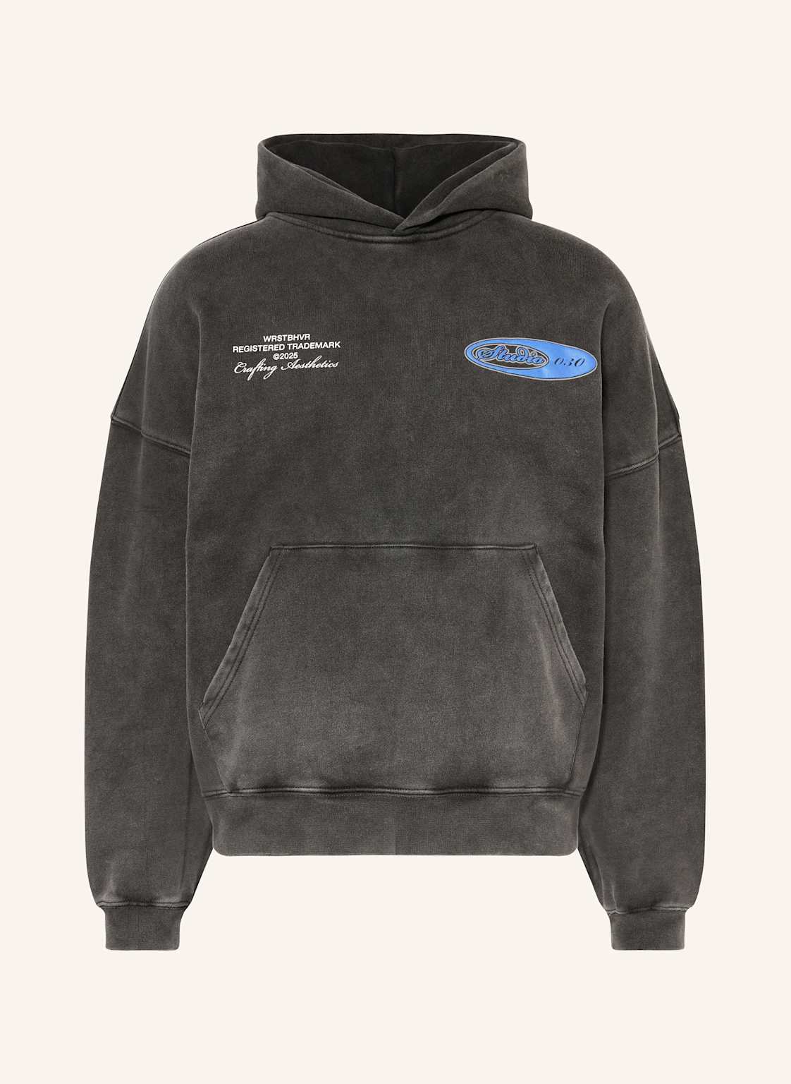 Wrstbhvr Hoodie Curt schwarz Wrstbhvr Hoodie Curt schwarz von WRSTBHVR