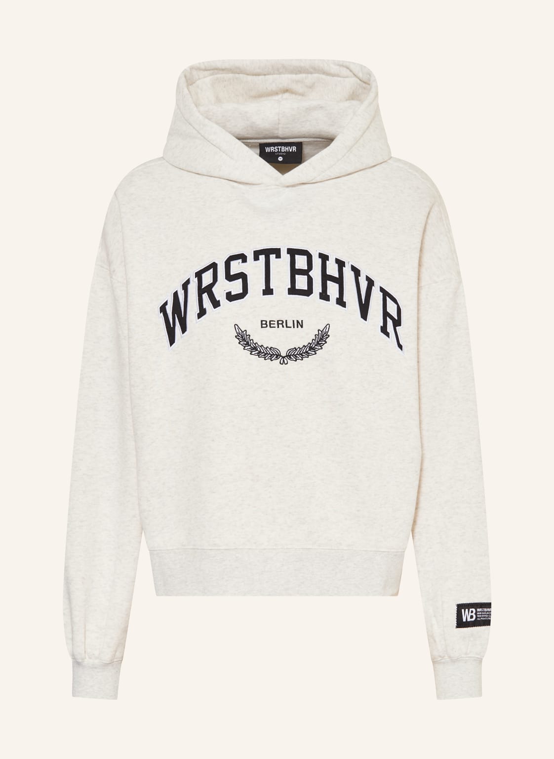 Wrstbhvr Hoodie Offbeat v2 grau von WRSTBHVR