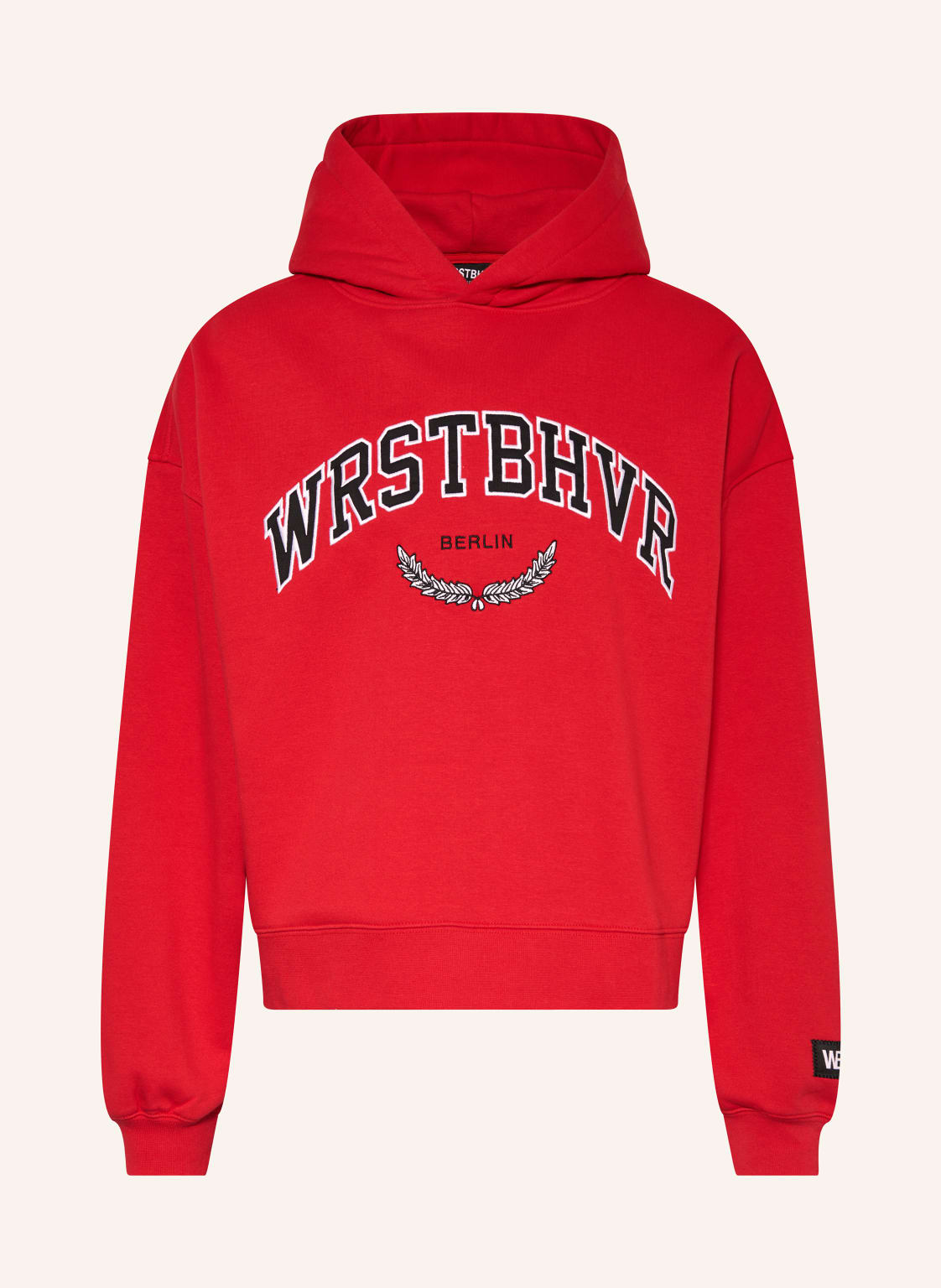 Wrstbhvr Hoodie Offbeat v2 rot von WRSTBHVR