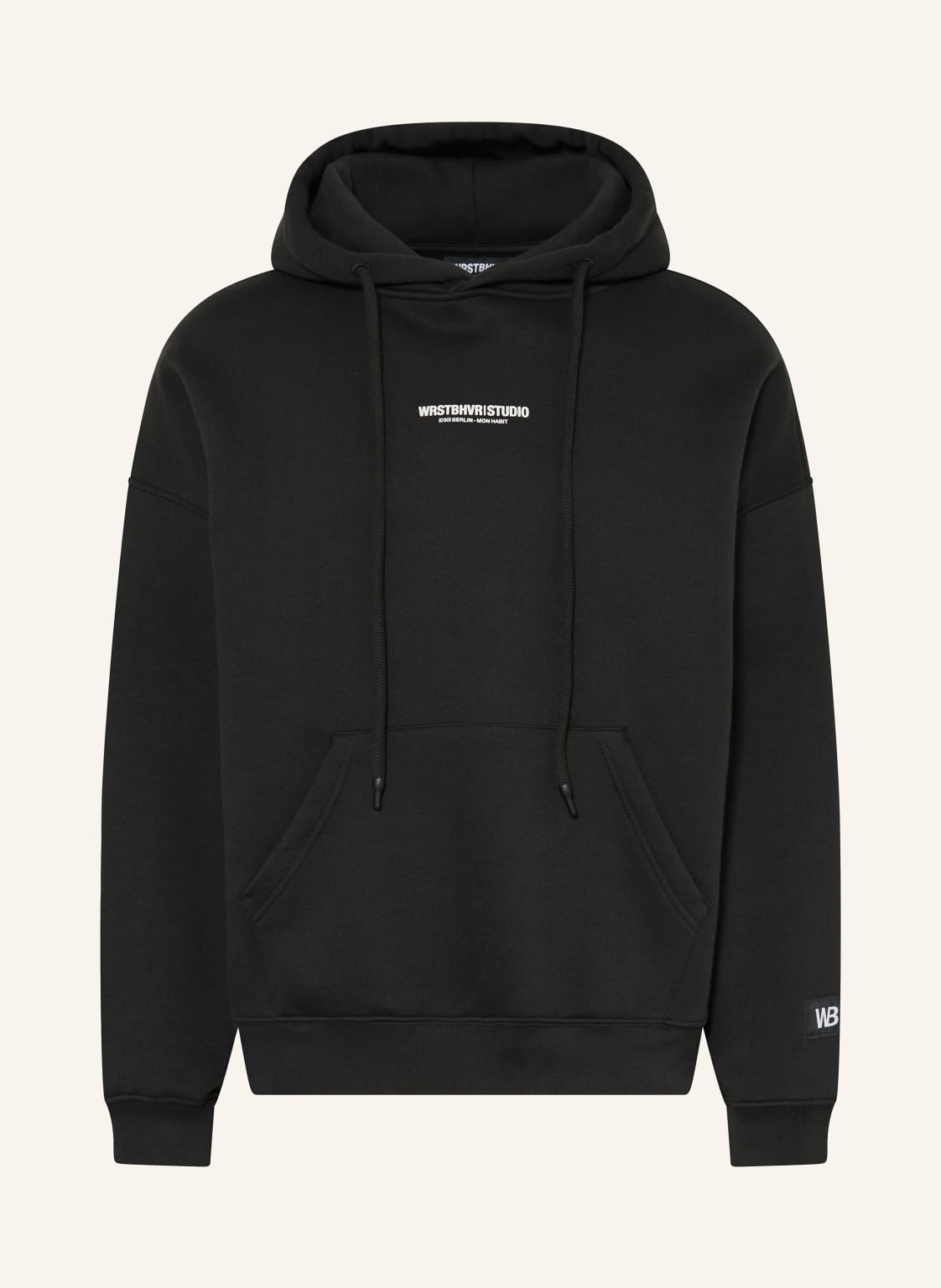 Wrstbhvr Hoodie Type v2 schwarz von WRSTBHVR