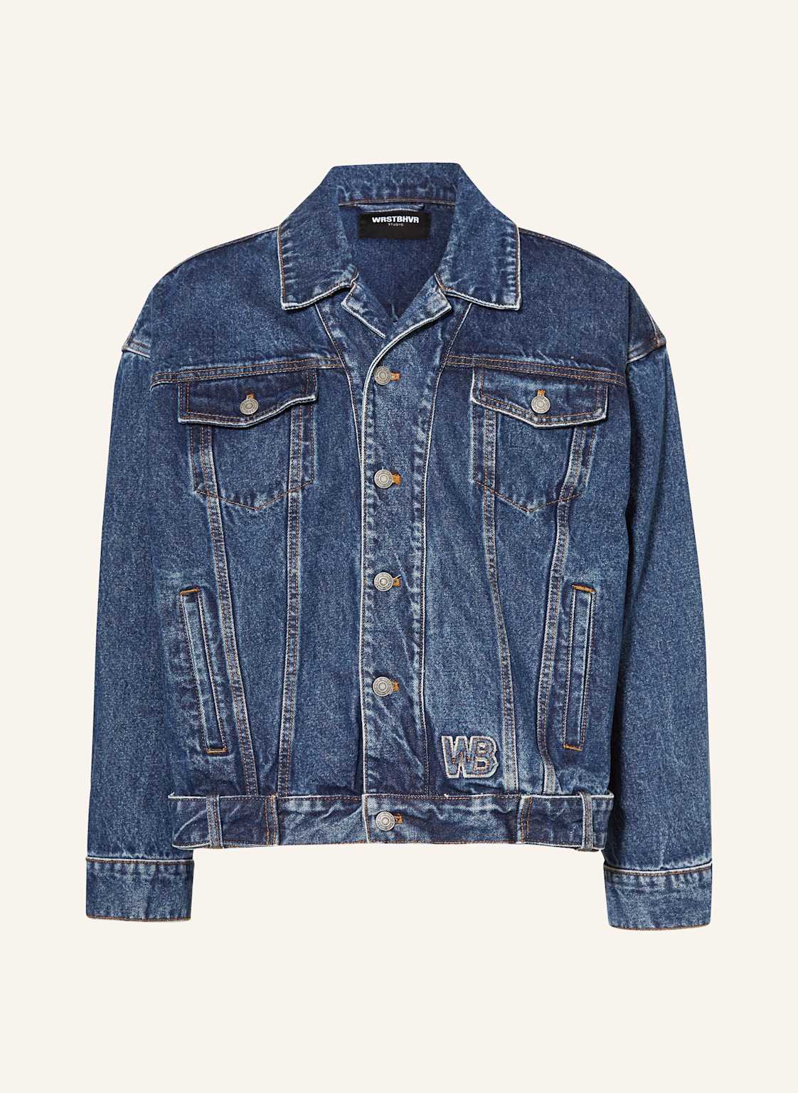 Wrstbhvr Jeansjacke Frank v2 blau Wrstbhvr Jeansjacke Frank v2 blau von WRSTBHVR