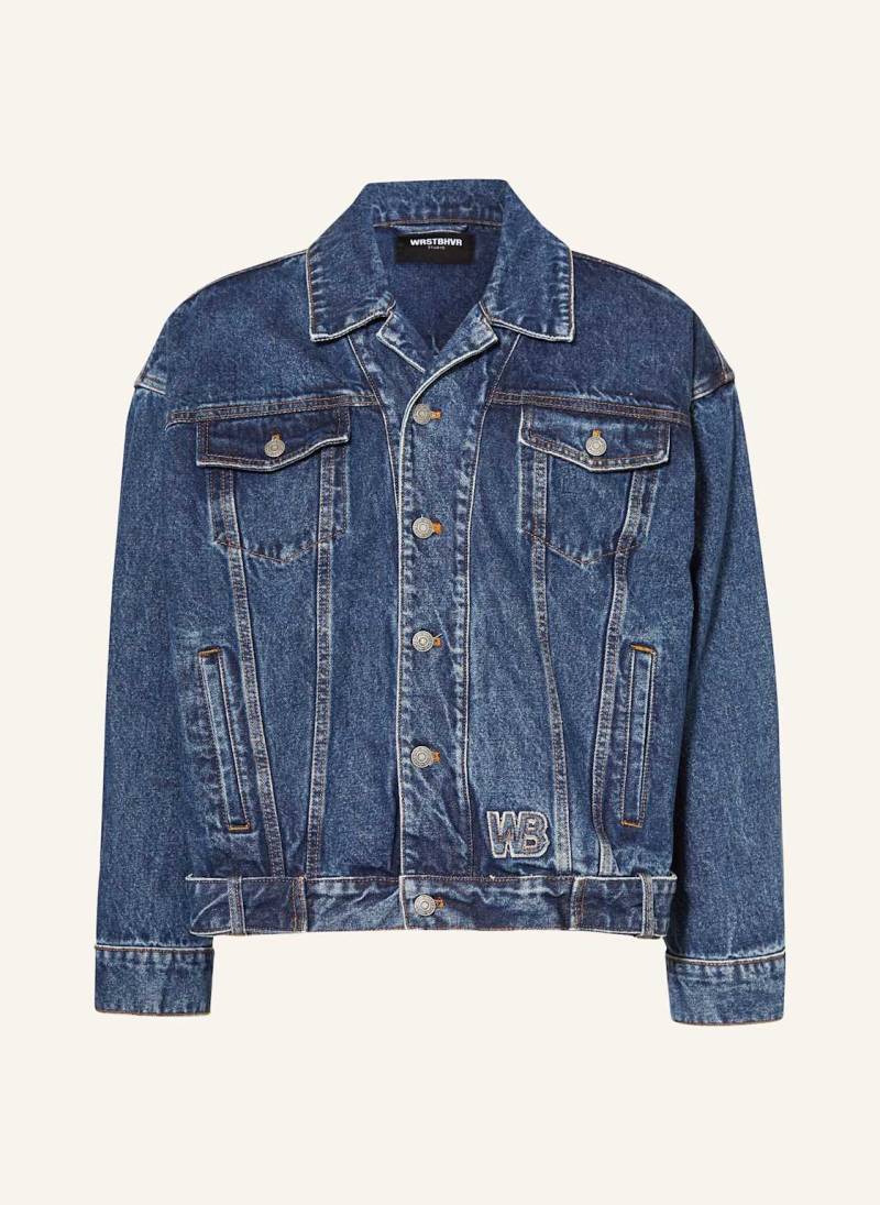 Wrstbhvr Jeansjacke Frank v2 blau von WRSTBHVR